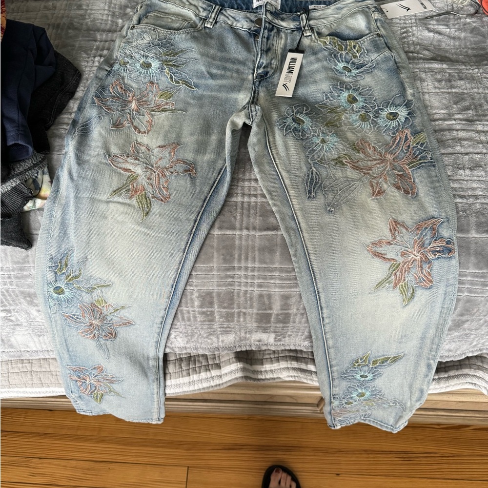 William rast floral jeans